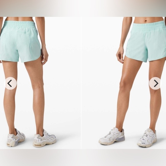 Lululemon Track That Short 5"Blue Glow Size 6 - Picture 7 of 8
